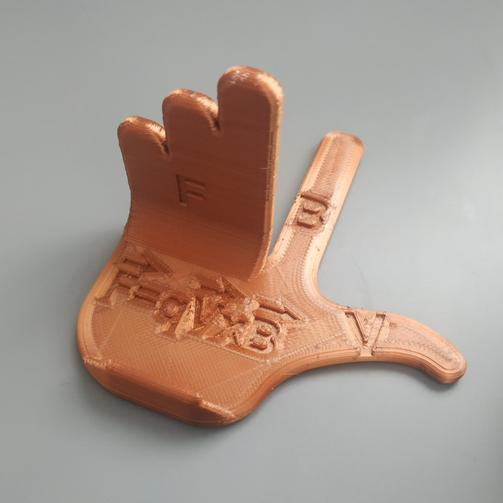 mão phone ficar pé magnético física demonstração 3D print model - Mito3D