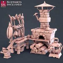 Carnicero decoración fantasía juegos guerra accesorios mesa Calabozos Dragones 3d print model - Mito3D