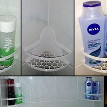 corner holder shampoo & garden 3d print model - Mito3D