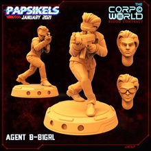 agent b1grl femelle miniature corpo 3d print model - Mito3D