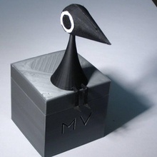 monument valley boîte corneille jardin crow vallée 3d print model - Mito3D
