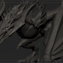 league legends - ice drake shyvana dragon form lol leagueoflegends 3d print model - Mito3D