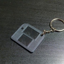 nintendo 2ds style key chain charm 3d print model - Mito3D