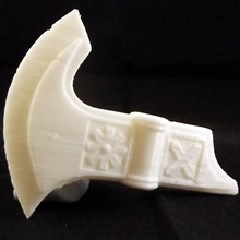 olaf's axe fan art olaf 3d print model - Mito3D