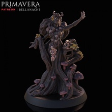 primavera - pre supported store flower nature plant queen tree woman celestial elemental druid dryad wilderness 3d print model - Mito3D