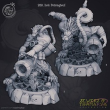 inok poisonghoul pre-supported store fantasy rat poison dnd ghoul sewer ratfolk castnplay ratmen thamarya sewers 3d print model - Mito3D