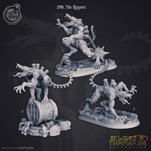 rippers pre supported boutique fantaisie rat mutant ratfolk castnplay vermine thamarya égouts 3d print model - Mito3D