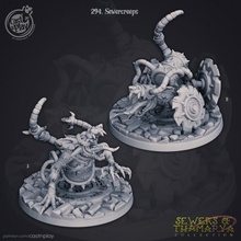 sewercreeps pre-supported store fantasy dnd sewer castnplay presupported supported thamarya sewers creeps 3d print model - Mito3D