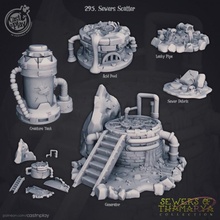 sewers scatter pre-supported store fantasy terrain transformer dungeon pieces castnplay terrains thamarya 3d print model - Mito3D