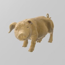 cerdo juguetes juegos animal granja sembrar 3d print model - Mito3D