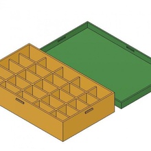 bucato scatola unterfaden hmachine guarnire filo 3d print model - Mito3D