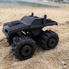 dedoyaga - tough monster truck car toy 3d print model - Mito3D