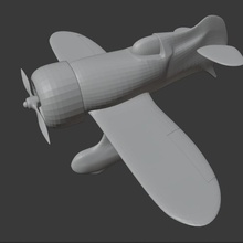 abeja avión aeronave terreno vehículo pulpa dispersión 3d print model - Mito3D