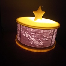 super Mario litografia lampada interruttore 3d print model - Mito3D