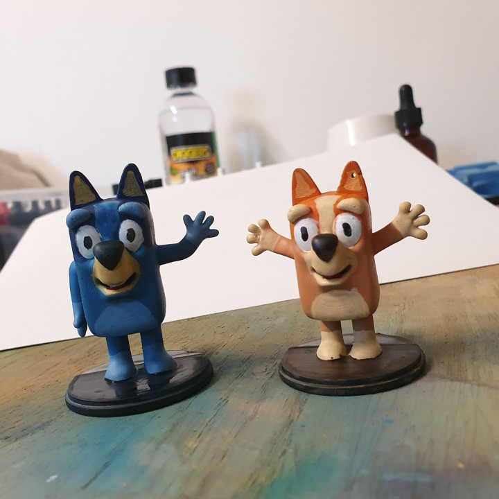 bluey Bingo çocuklar oyuncak 3D print model - Mito3D