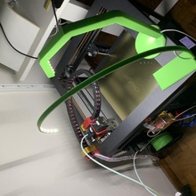 curvo LED tira lámpara jardín luces fotografía octoprint impresora accesorios 3d print model - Mito3D