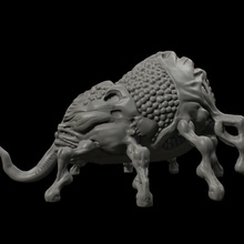 formlos laichen Spielzeuge Spiele Kreatur Grusel Monster kosmisch Cosmichorror Lovecraft Lovecraftian formloser Laich 3d print model - Mito3D