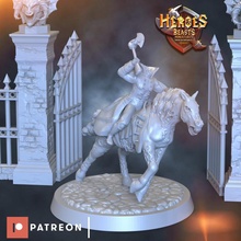 headless horseman toys & games horse headlesshorseman 3d print model - Mito3D