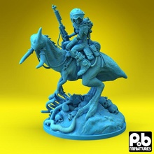 hunter toys & games fantasy mount scifi postapocalyptic raider wizards 3d print model - Mito3D