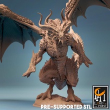 Bahamut boutique dragon géant dnd 3d print model - Mito3D