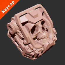 keycap - war custom mechanical keyboard store game machine skull mecha resin mechanic mechanicalkeyboard warkeycap 3d print model - Mito3D