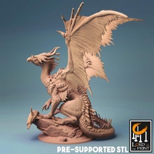 bronzo Drago negozio creatura metallo mostro Bronzedragon metallico 3d print model - Mito3D