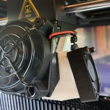 ventilateur envelopper raise3d pro2 optimisé Copperhead refroidissement tranche ingénierie 3d print model - Mito3D