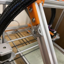 kompakt zip kablo kravat Meydan montaj dirsek 2020 alüminyum ekstrüzyon 3dprinter tel cnc bağı Ziptie yönetimi m5 tnut Cnc yönlendirici 3d print model - Mito3D