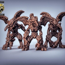 water mephits pre supported toys & games fantasy dungeonsanddragons dnd pathfinder tabletopgames elementals mephit 3d print model - Mito3D