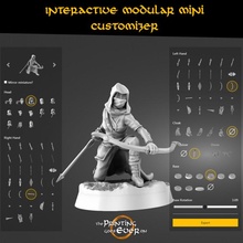 modular elves bundle + unlimited customizer access pre-supported toys & games archer elf fighter soldier warhammer horse lotr custom bow tabletop ranger rider elven dnd bits mounted presupported 3d print model - Mito3D