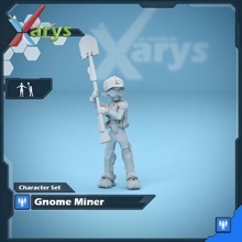 gnome miner toys & games shovel 3d print model - Mito3D