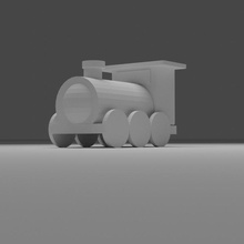 giocattolo treno 3d print model - Mito3D