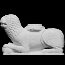 lion sculpture scan animal 3dprintable stonelion 3d print model - Mito3D