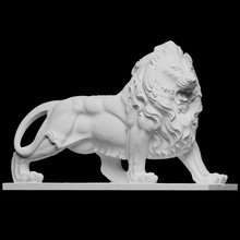 león escultura charlatán parque viena escanear animal 3dprintable Stonelion 3d print model - Mito3D