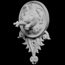 lion head fountain scan animal stone 3dprintable 3d print model - Mito3D