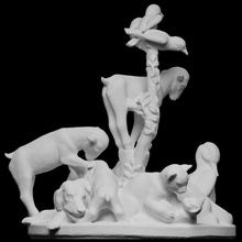 Tier Brunnen Wien Scan Tiere Skulptur 3dprintable Haustiere cc0 3d print model - Mito3D