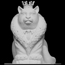 grave honour manfred deix scan cat vienna 3dprintable cc0 3d print model - Mito3D