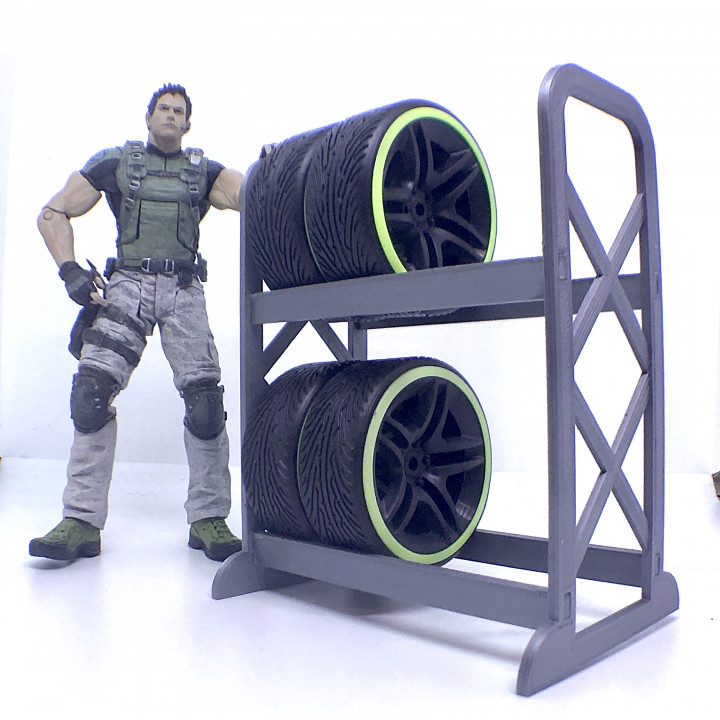 Reifen Gestell 1 10 Lager Räder Drift 3D print model - Mito3D