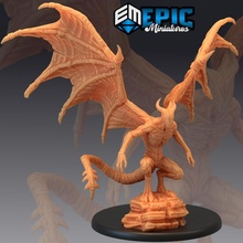 noche demacrado lovecraft entidad cósmico horror demonio fantasía medieval monstruo rpg martillo guerra enemigo mesa cthulhu calabozo gárgola dnd pionero 3d print model - Mito3D