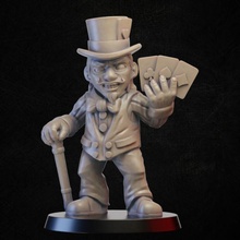 gnome trickster store magician miniature illusionist tabletop juggler 3d print model - Mito3D