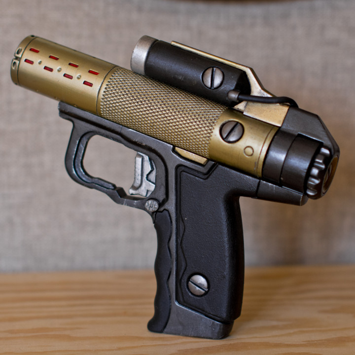 a-22b chao cyberpunk 2077 game gun kit pistol prop replica 3D print model - Mito3D