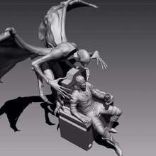 3d Cadı dlc kan şarap Geralt Monstro Arte fantazi Ciri minyatürler şahsiyet figürinler Sihirbaz tapınma ar ev Yazdır zırh eskulturlar insan Cavaleiro oyunlar 3d print model - Mito3D
