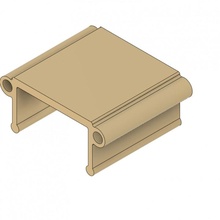 filamento alimentación guía rail qidi x pro 3d print model - Mito3D