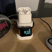 airpod + apple watch stand v2 apple desk stand watch work desktop applewatch nightstand airpod