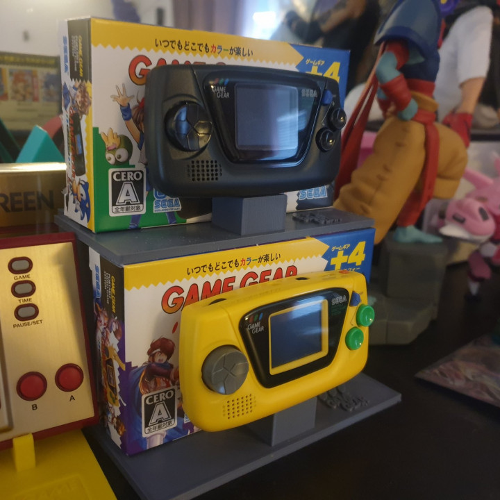 gamegear micro stand sega 3D print model - Mito3D