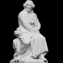 Ludwig van Beethoven analyse sculpture 3dprintable L'Autriche cc0 3d print model - Mito3D