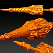 knight's spear store 3d print model - Mito3D
