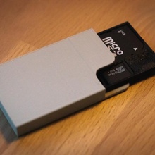 microsd card holder microsdcardholder microsdholder micorsdcard darkup 3d print model - Mito3D