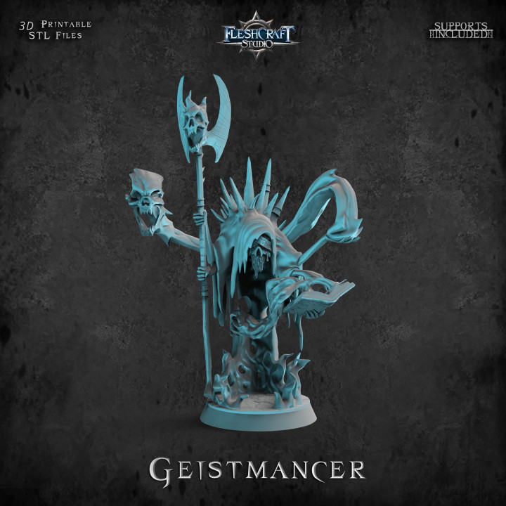 geistmancer wizard guardian mage reaper soul ghosts necromancer geist spawnsofthegreatrot geists 3D print model - Mito3D