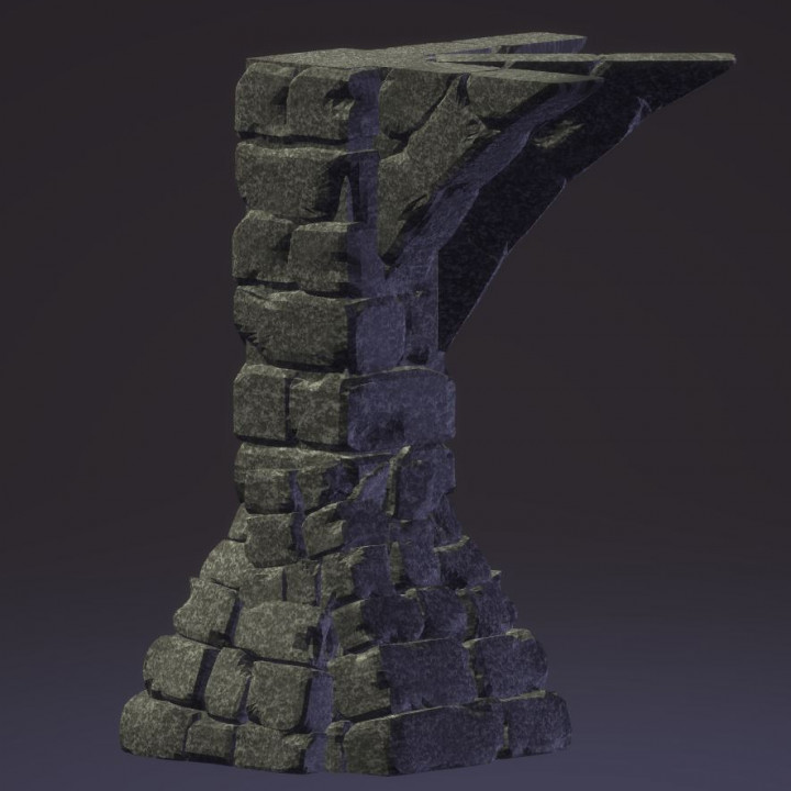 granite pillar 3D print model - Mito3D